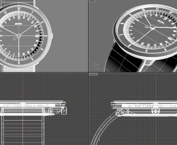 Botta Design náramkové hodinky